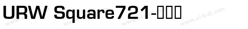 URW Square721字体转换 URW Square721字体转换